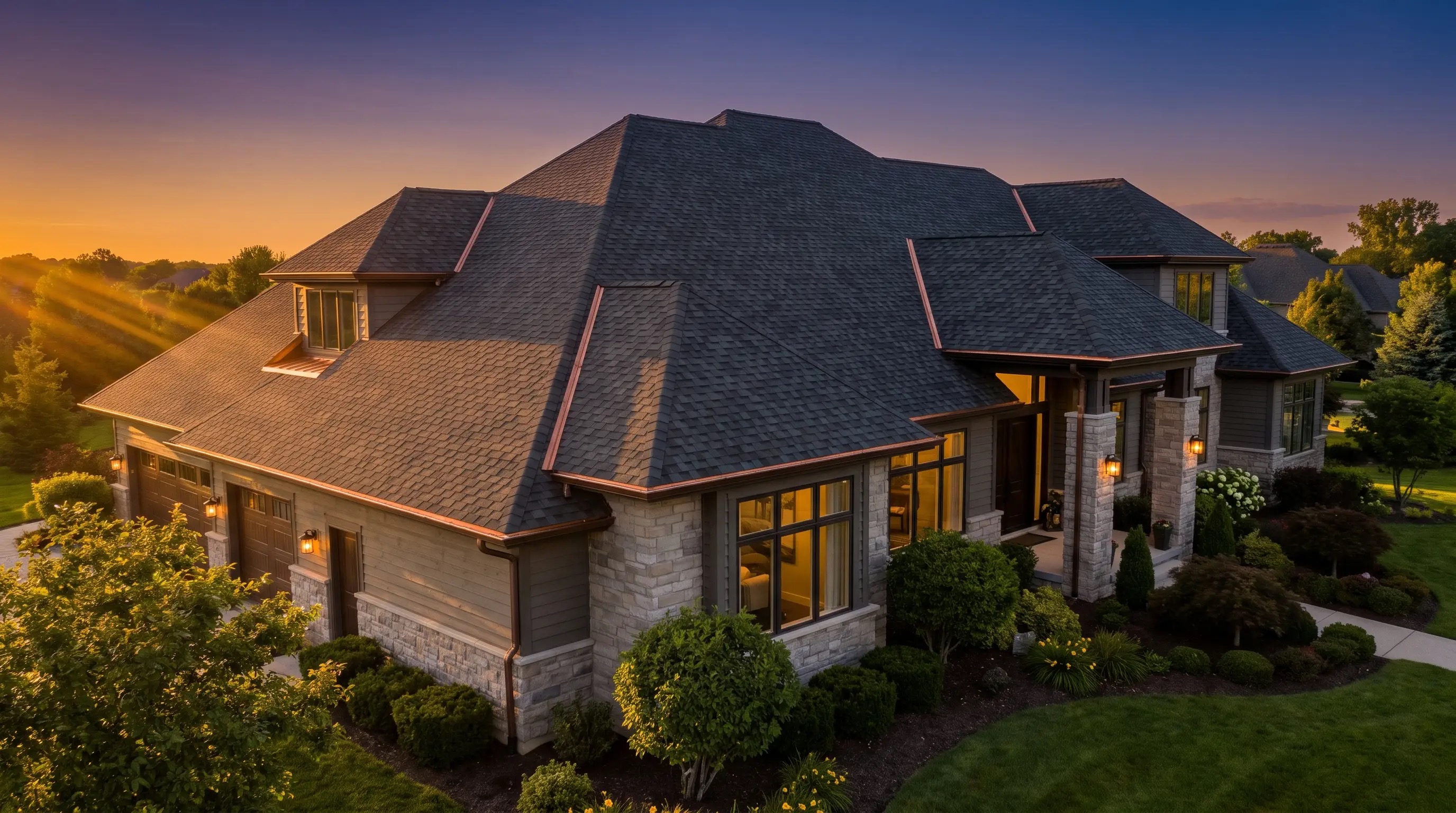 Roofing & Exterior crew on a job